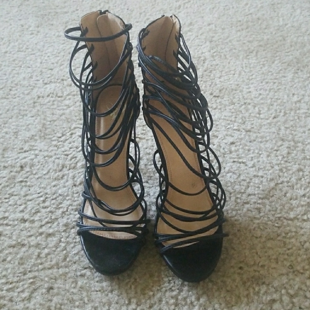 Laced heels